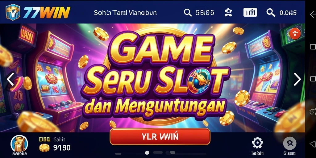 Tampilan gameplay 77WIN yang mengasyikkan dan penuh warna.