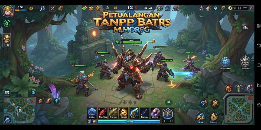 Tampilan gameplay MMORPG mendebarkan di 9SL dengan aksi seru dan petualangan.