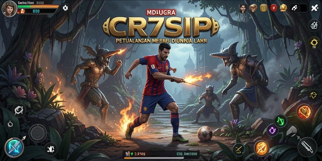 Tangkapan layar CR7SIP menampilkan aksi petualangan yang seru.