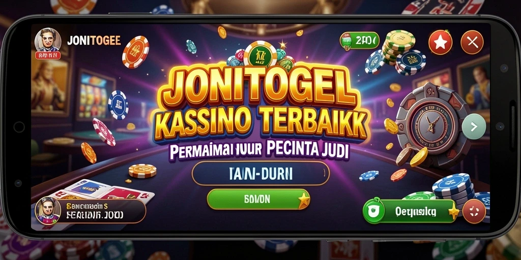 Tampilan menarik permainan Kasino di JONITOGEL.