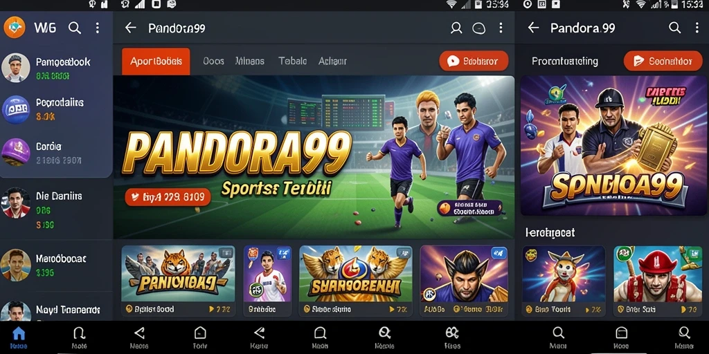Tampilan gameplay PANDORA99 yang menarik dan interaktif.