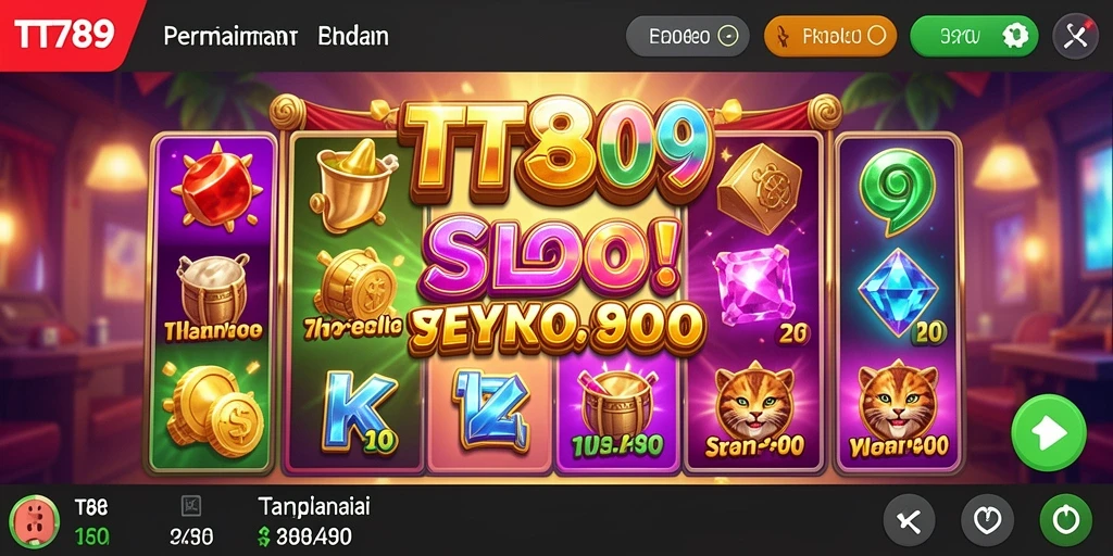 Tampilan gameplay Slot yang menarik dan penuh warna.